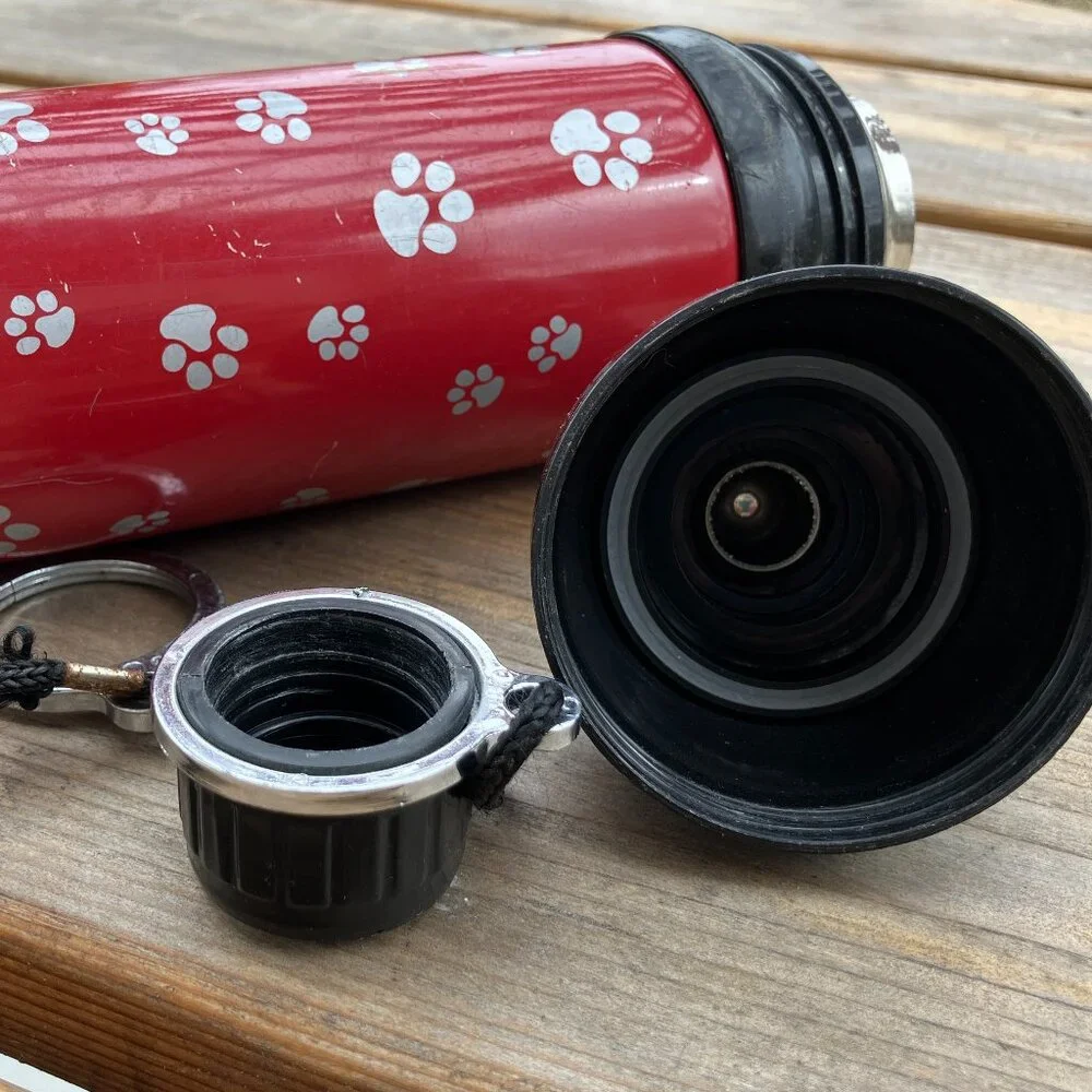 🐾 Guardian Gear Stainless Steel Pet Water Bottle – 24oz 🐾 Roller Ball Nozzle